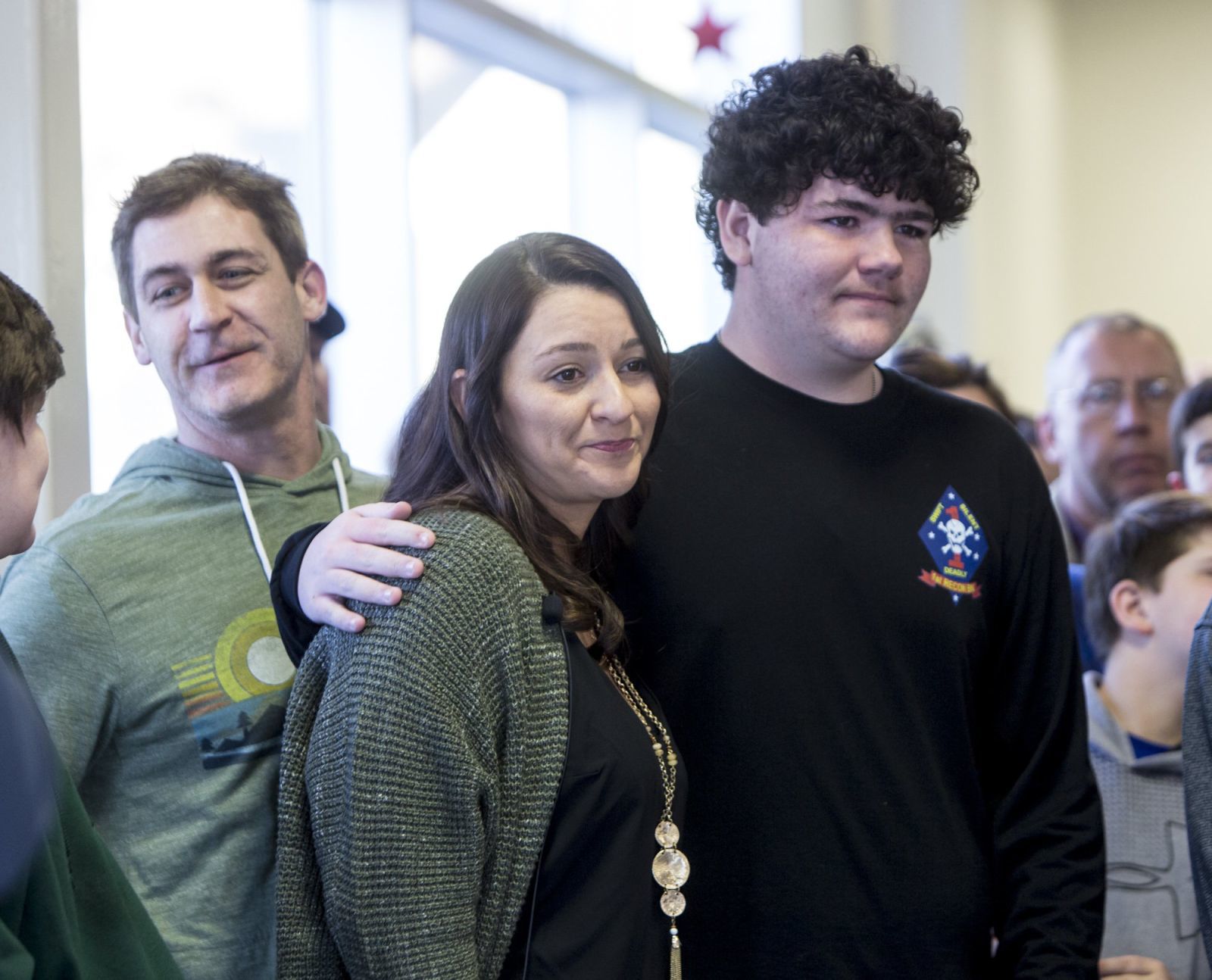 Boy receives father's truck